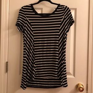 Black and white shirt